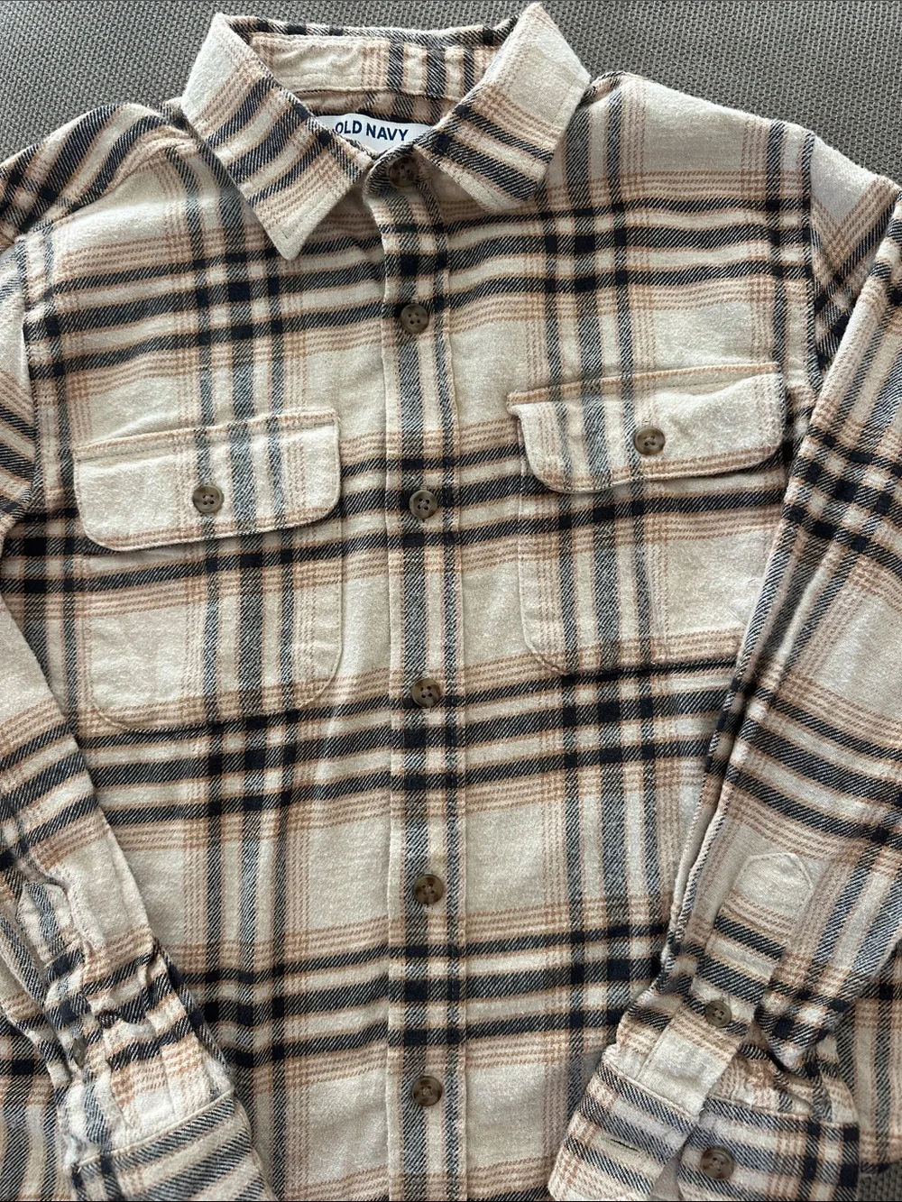 3 boys Hooded Button-Up flannel Shirts